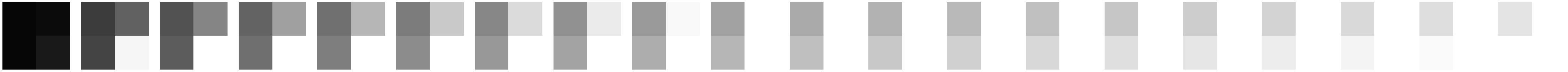 Subsampled representation of the multipixel dataset